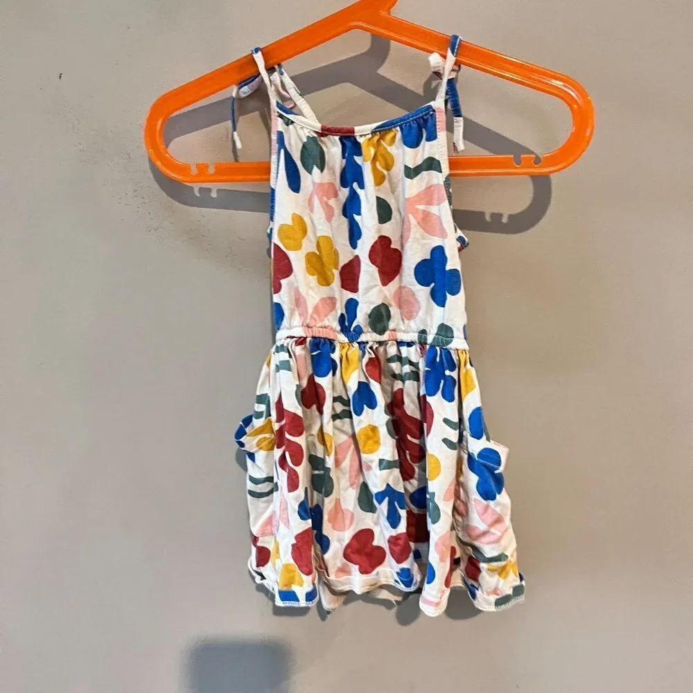 Tea Collection Primary Colored Floral Dress-‎ Size 2